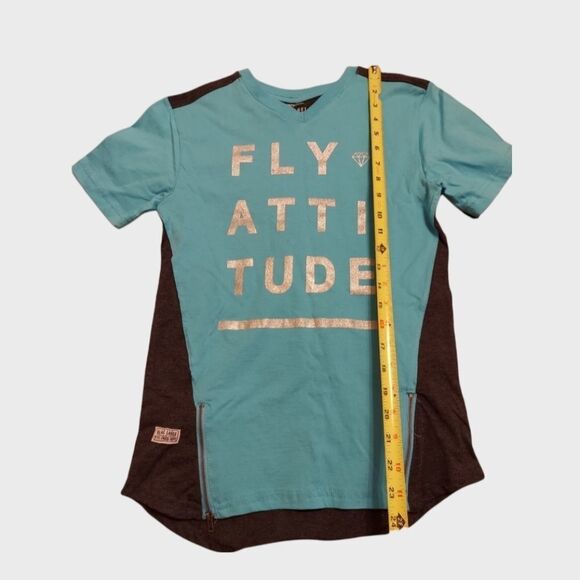 Blac Label New with tags tee Size 8 Teal and blac - Picture 4 of 7